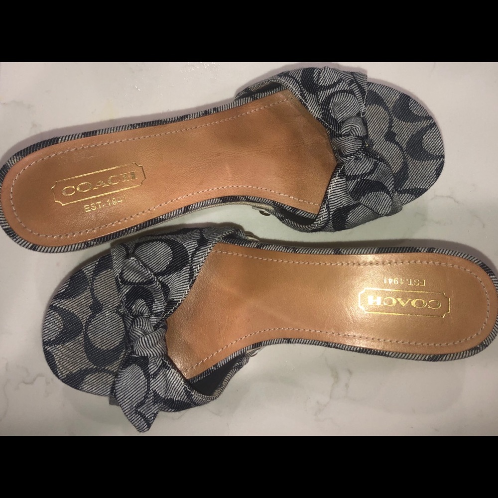 Coach "lorah" slides